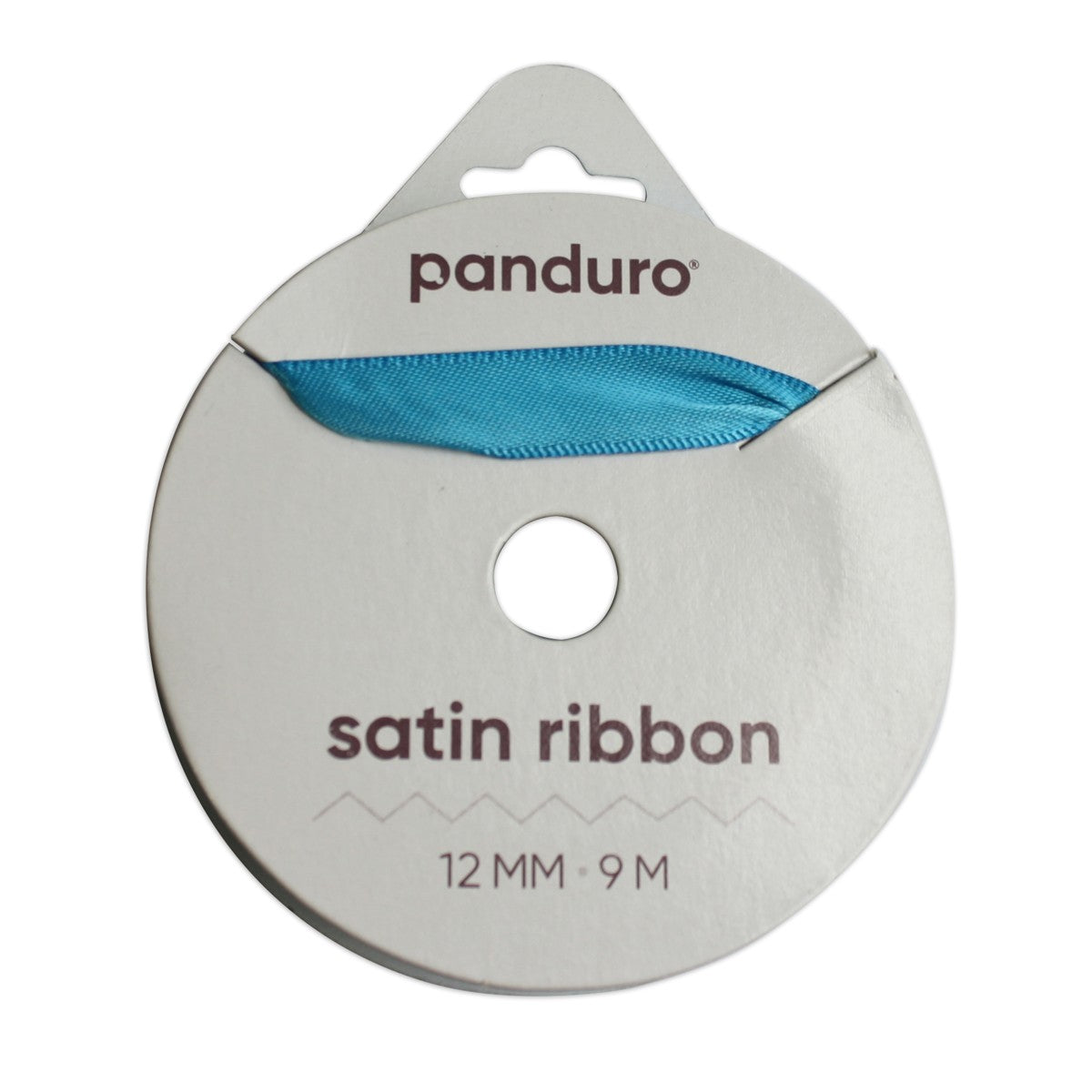 Satijnlint - 12 mm - turquoise