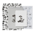 Cadeauzakjes en advent stickers - paddenstoelen
