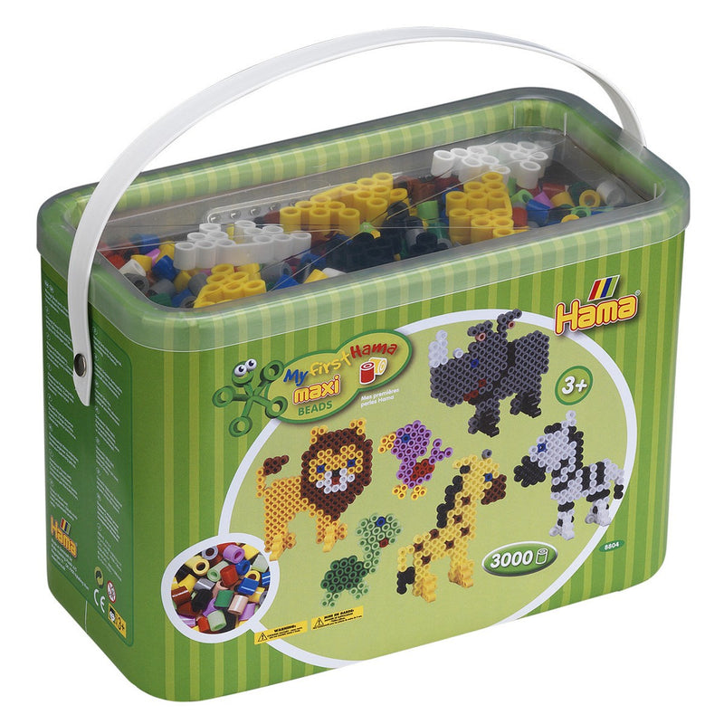 Hama Maxi - strijkkralen set - 3000 stuks - safari
