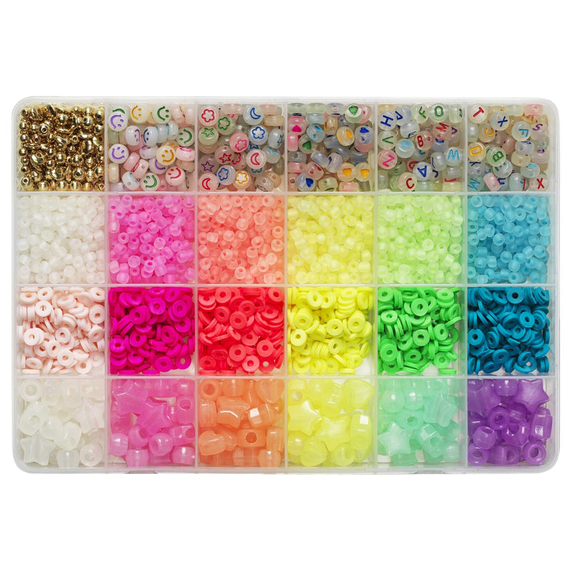 Kralenmix - glow-in-the-dark en meer
