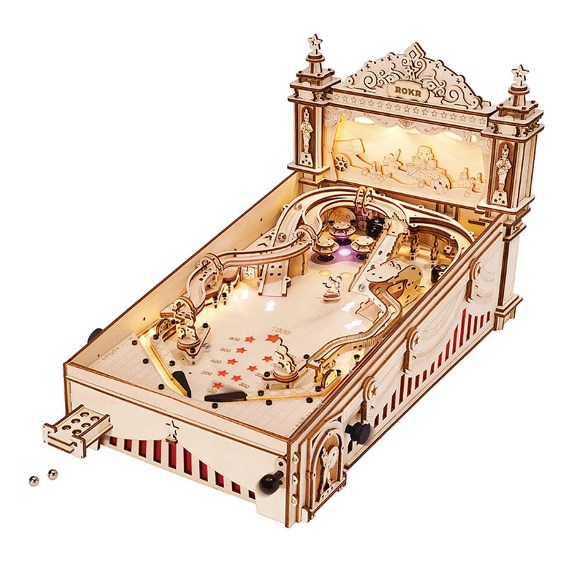 Robotime houten 3D puzzel - 3D Pinball