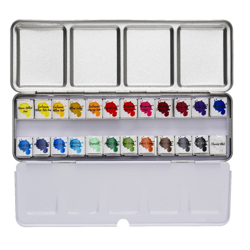 Panduro set aquarelverf - 24 kleuren