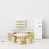 houten poppenhuismeubeltjes - keuken