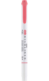 Zebra Mildliner - highlighter - rood