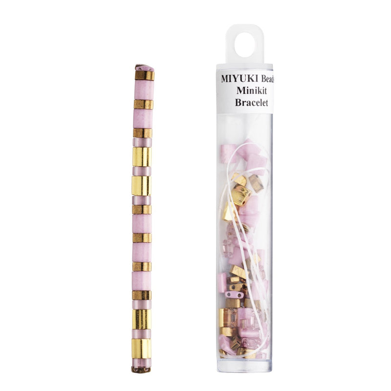 MIYUKI kralen Minikit - roze & goud