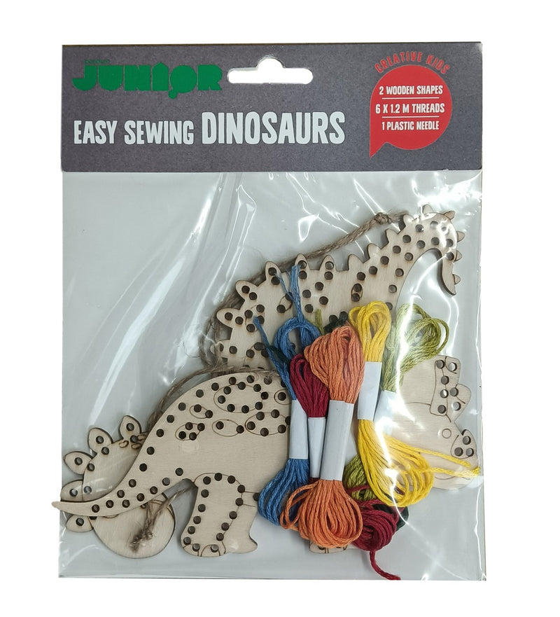 Panduro Junior DIY kit - dino's borduren