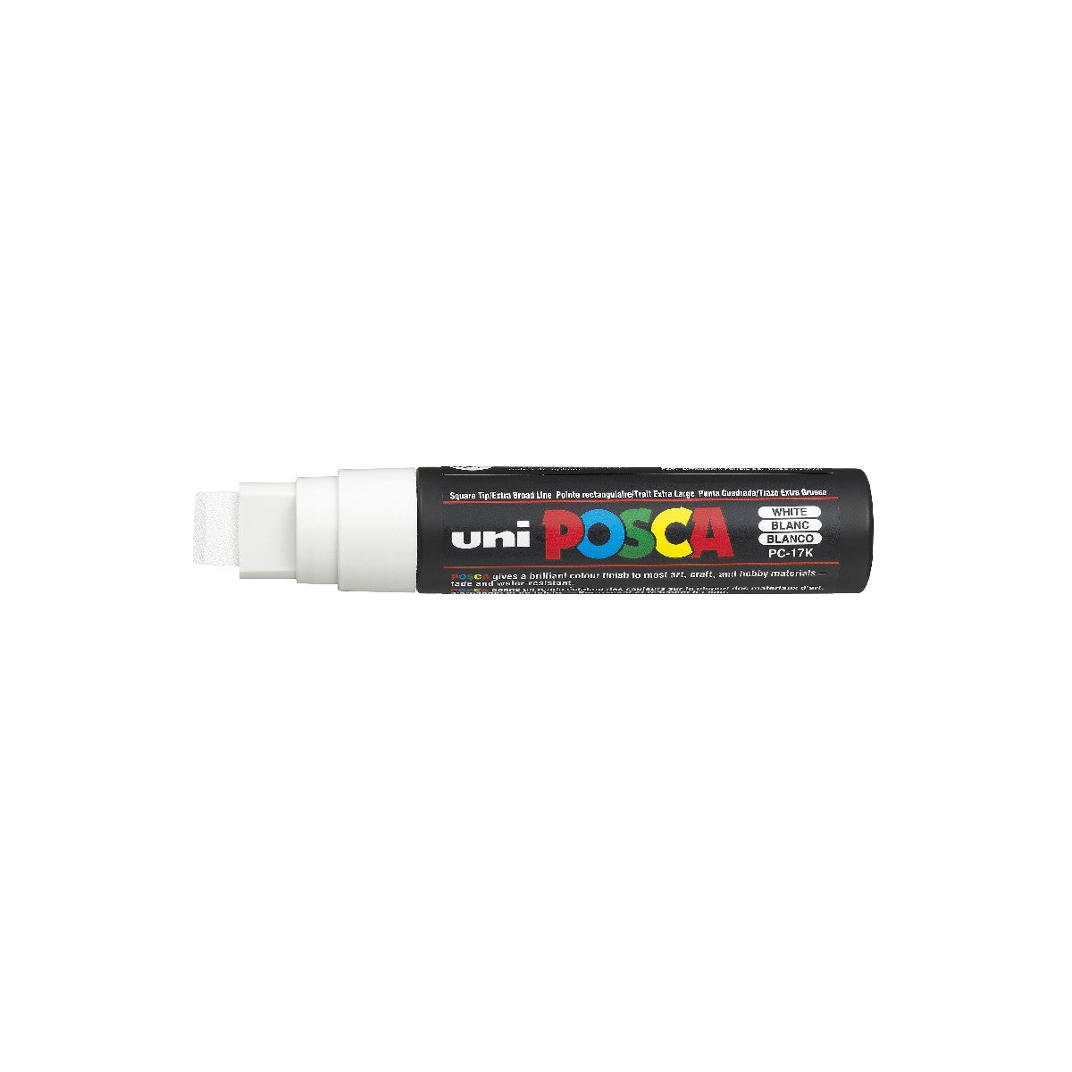 POSCA acrylmarker - blokpunt PC-17K - 15 mm - wit