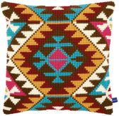 Borduurpakket - kruissteek kussen - Azteken