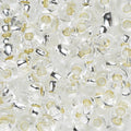 TOHO Magatama kralen - 4 mm - #21 zilver kern transparant