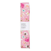Stof katoen - 100 x 70 cm - flower pink