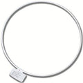 Metalen ring - 30 cm - wit