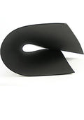 Crepla hobbyrubber - 20x30 cm - 2 mm - zwart