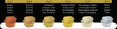 FineTec verftabletten metallic zwart blik met 6 kleuren
