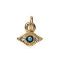 Charm Series hanger - boze oog goudkleurig