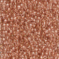 Rocailles - 9/0 - roze transparant
