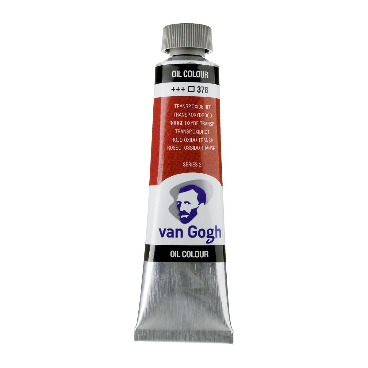 van Gogh olieverf - 40 ml - transparant oxydrood 378