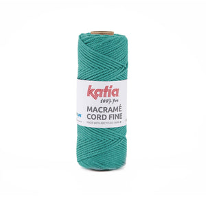 Katia Macramé Cord Fine - turqoise 211