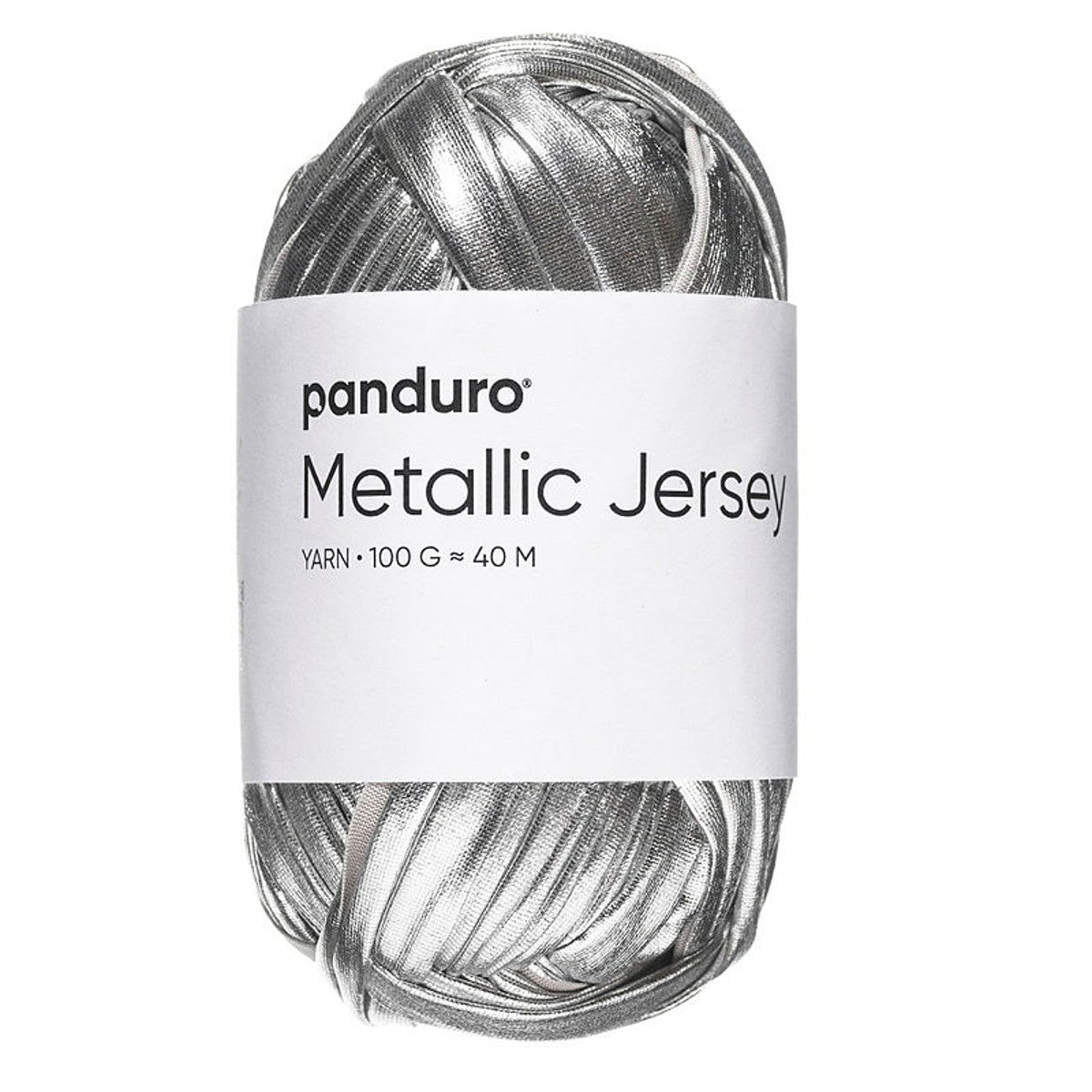 Panduro garen Metallic Jersey - zilver