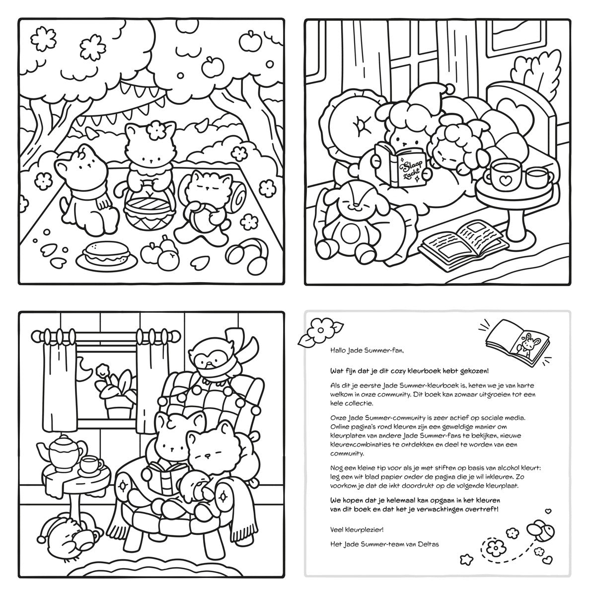 Kleurboek - Cozy Kleurboek - Comfy & Cute