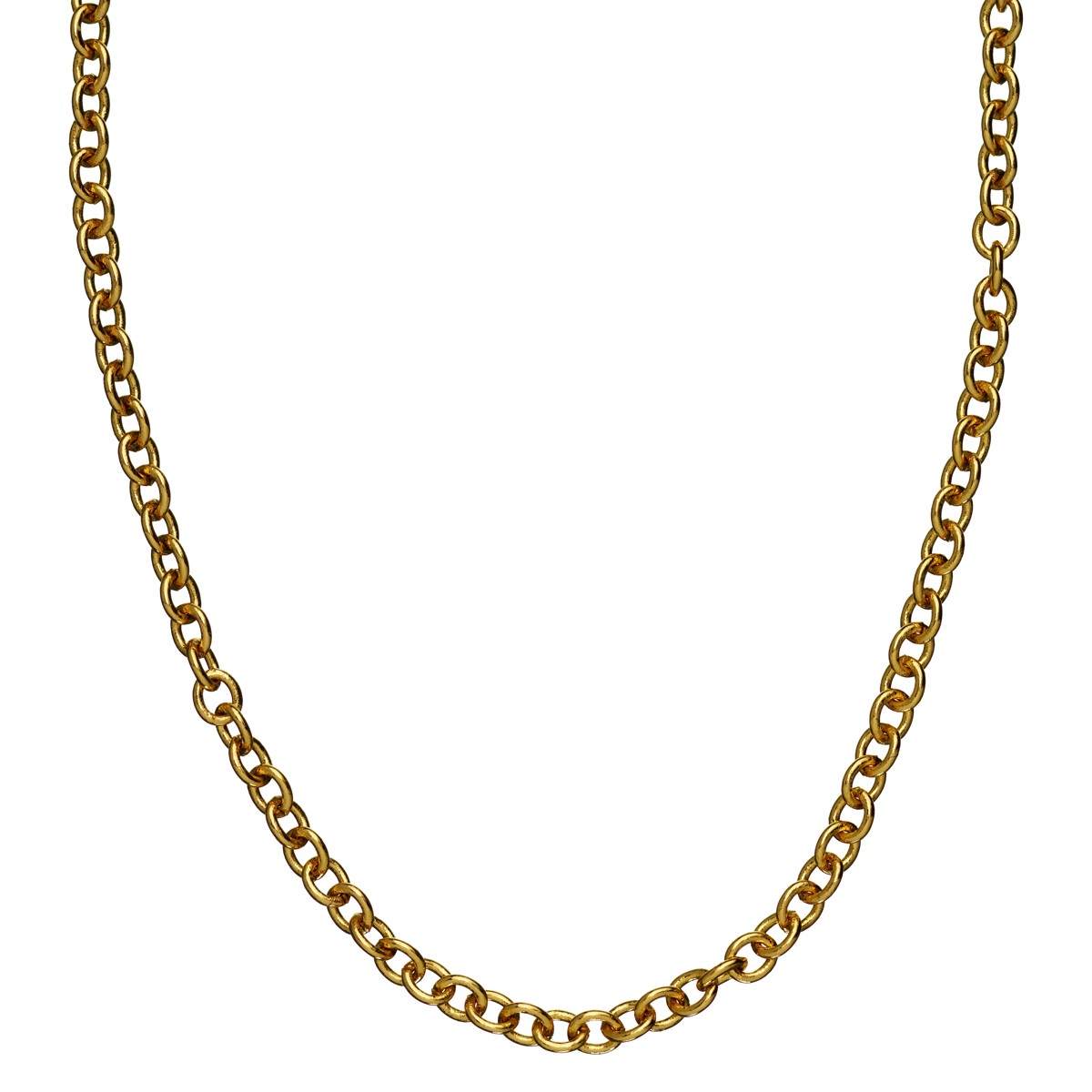 Ketting - verguld - 80 cm