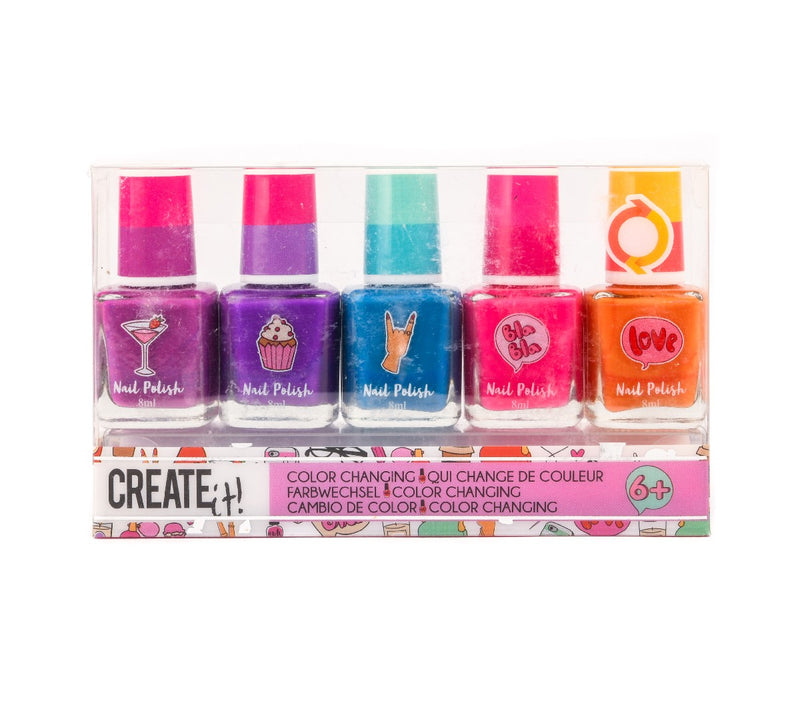 Create It! Nagellak colourchanging - 5 stuks