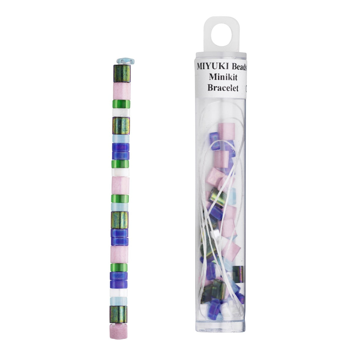 MIYUKI kralen Minikit - roze & groen