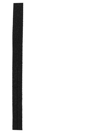 suède (imitatie) veter 3 mm - 5 meter zwart