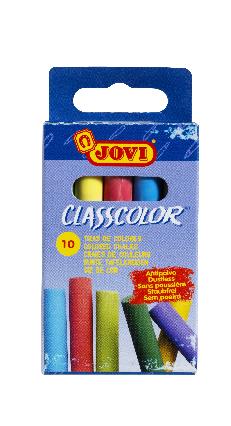 Schoolbordkrijt 10 stuks- Assorti