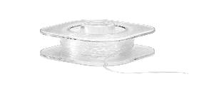 elastische draad  Ø0,5 mm - 10 meter transparant