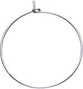 Creool oorbellen - 20 mm - 10 stuks - zilverkleurig