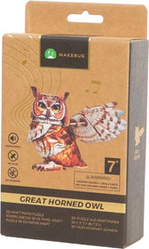 MakeBug 3D modelbouwpakket - Sky Echo - great horned owl