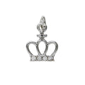 Charm Series hanger - kroon zilverkleurig