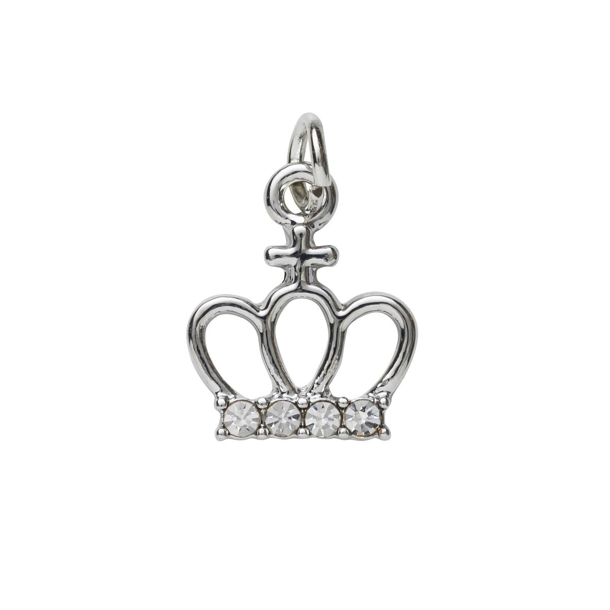 Charm Series hanger - kroon zilverkleurig