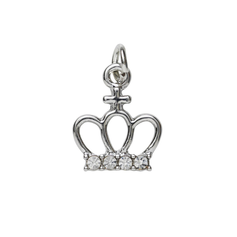 Charm Series hanger - kroon zilverkleurig