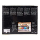 van Gogh olieverf kist basic - 10 kleuren/40 ml + accessoires