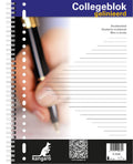 Collegeblok 23 gaats - gelineerd - A4