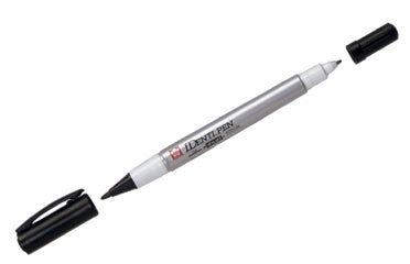 Sakura Identi permanent marker - dubbele punt - zwart