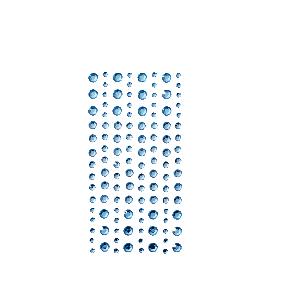 Strass stickers - blauw