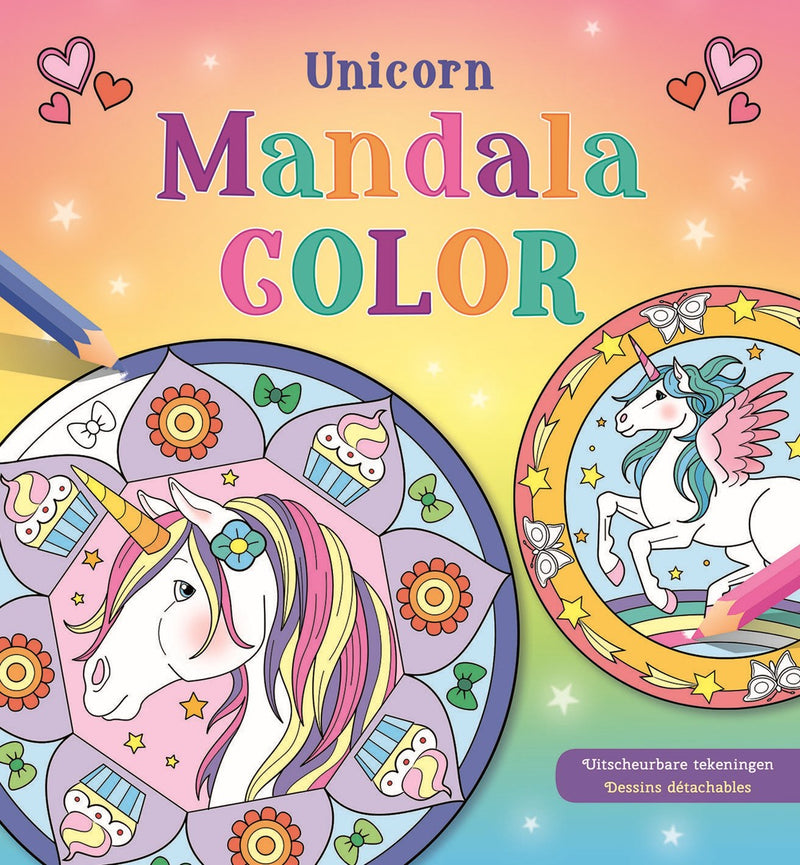 Kleurboek - Unicorn mandala color