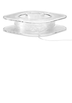 Elastisch sieraaddraad 1 mm/ 10 meter- Transparant