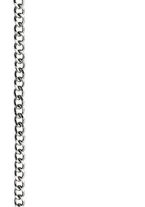 schakelketting 8 mm - 1 meter zilverkleurig