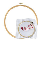 Borduurring hout - 25 cm