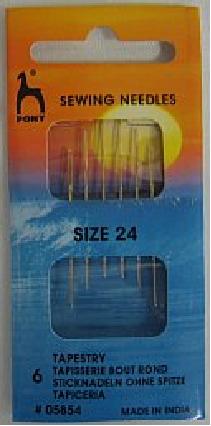 Pony borduurnaalden - stomp - 6 stuks - nr. 24