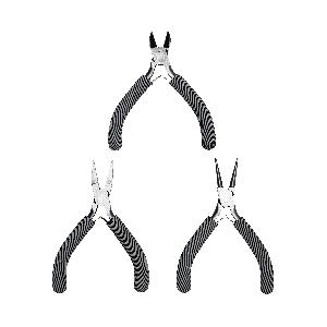 Sieradentangen - 3 stuks - 12 cm