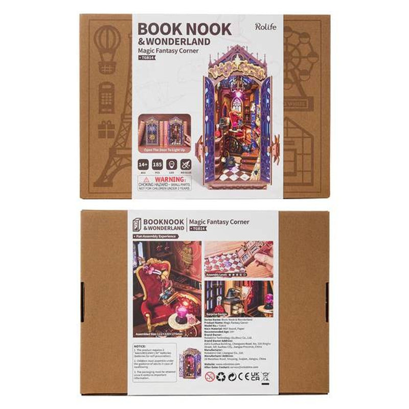 Robotime houten 3D puzzel - book nook - Magic Fantasy Corner