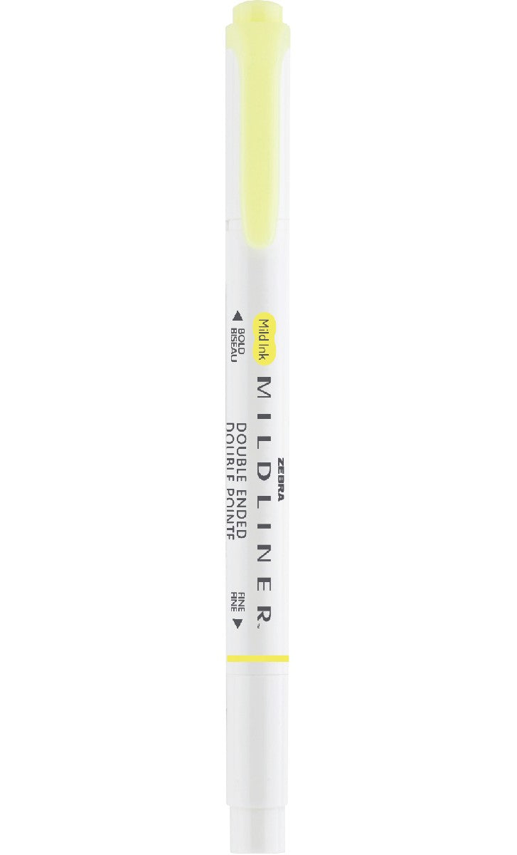 Zebra Mildliner - highlighter - geel