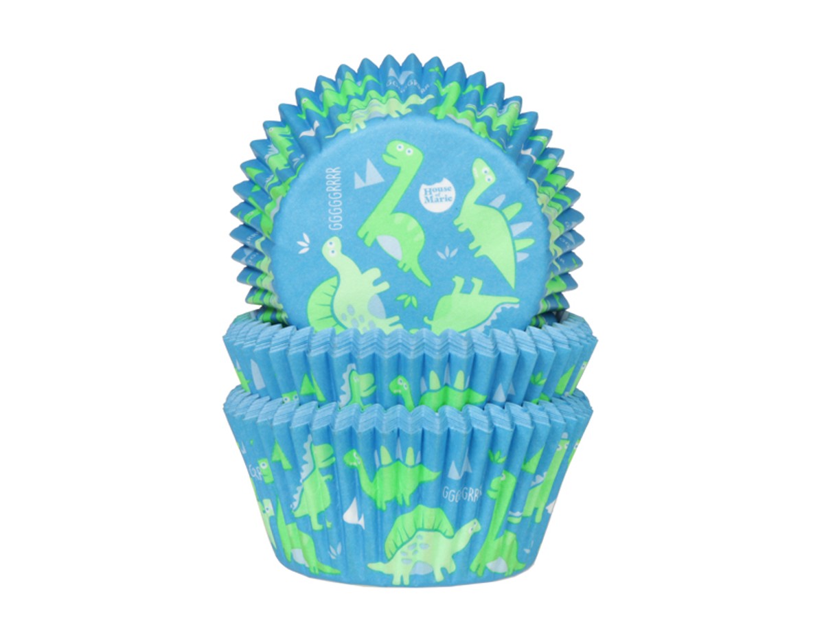 House of Marie - baking cups - dinosaurus