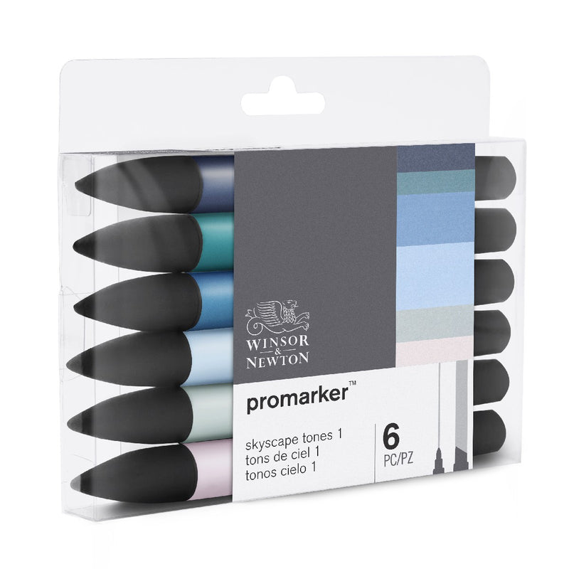 Winsor & Newton Promarker - 6 stuks - skyscape 1
