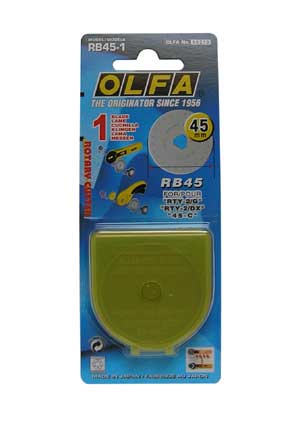Olfa reservemesje voor roteermes - 45 mm