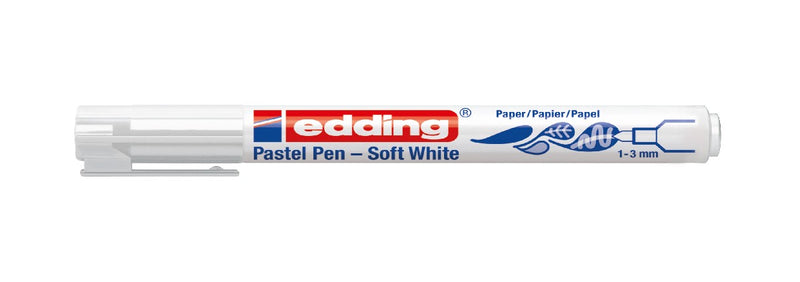 edding 1500 pastel pen - 1 tot 3 mm - soft white